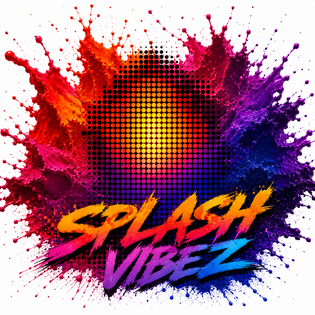 Splash Vibez colorful paint-splash cover art